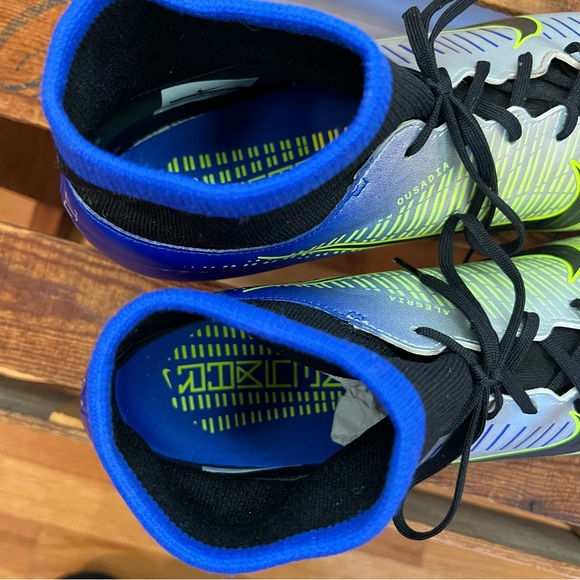 New Nike Mercurial Victory 6 DF FG Blue Chrome Neymar Soccer Cleats Men’s 12.5 - Picture 6 of 12